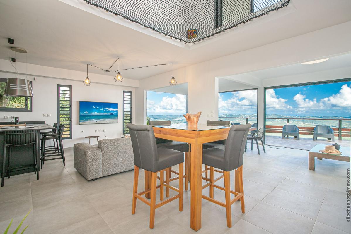 Location villa luxe Le Diamant Martinique - Séjour